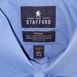 Stafford, light blue, 17.5 34/35, Regular Fit